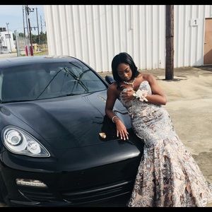 Tiffany’s designs prom dress
